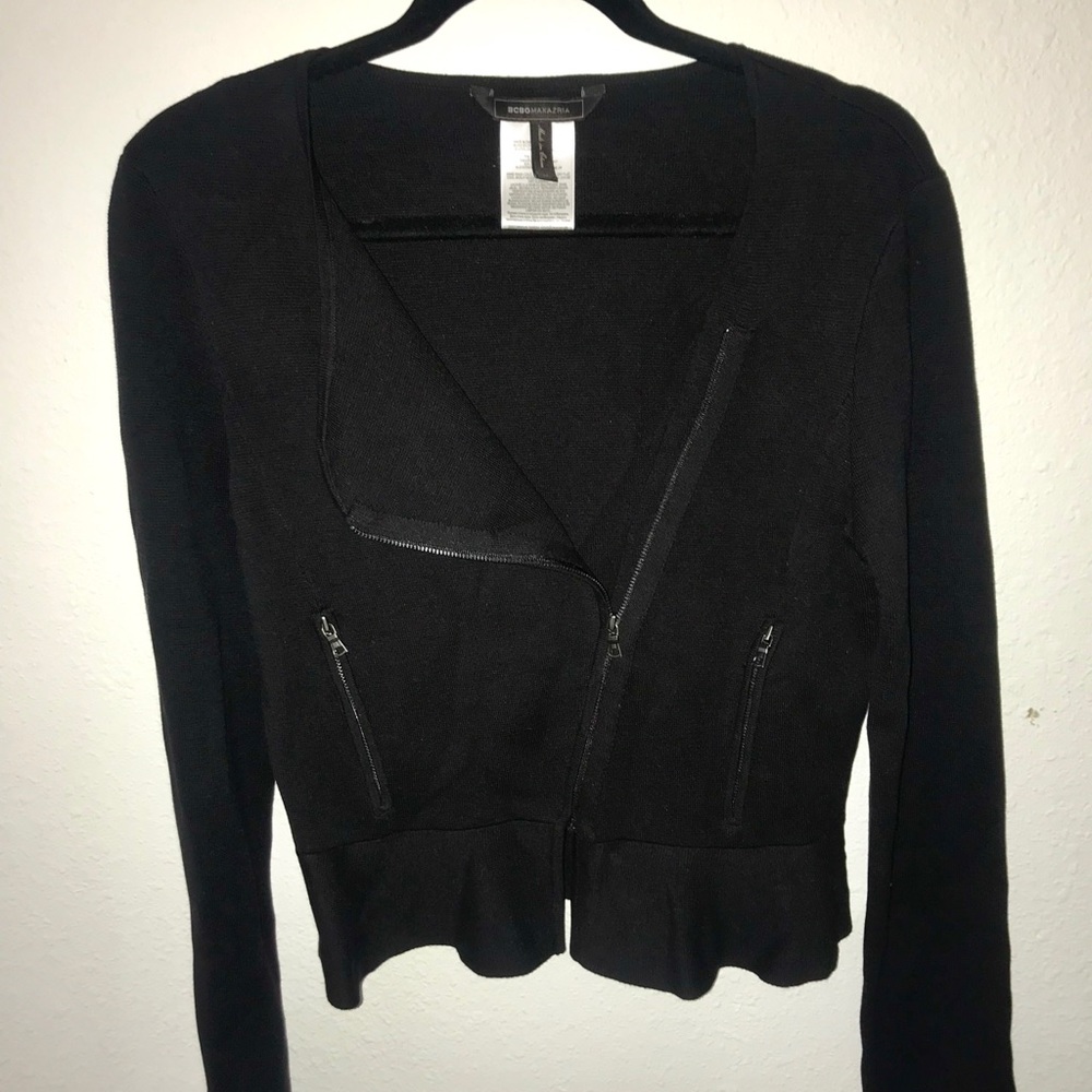 SOLD Bcbg max azria asymmetrical jacket
